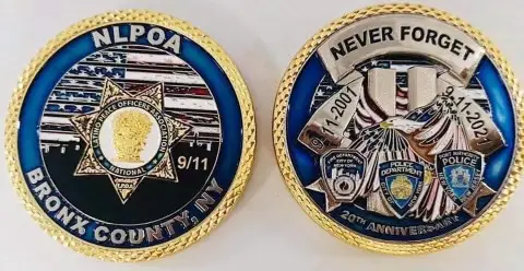 Commemorative Challenge Coin: "Never Forget"
