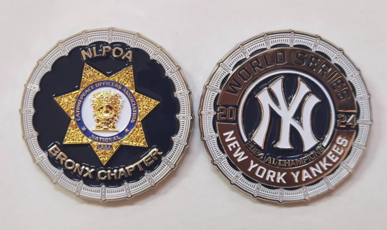 NLPOA Bronx Chapter Commemorative Yankee Coin - Image 3
